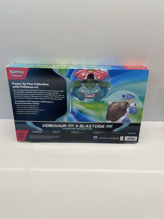 Pokémon Venusaur ex & Blastoise ex Premium Collection (Neu und