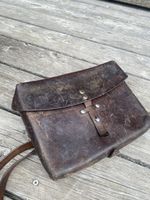 Militärtäschli braun Leder