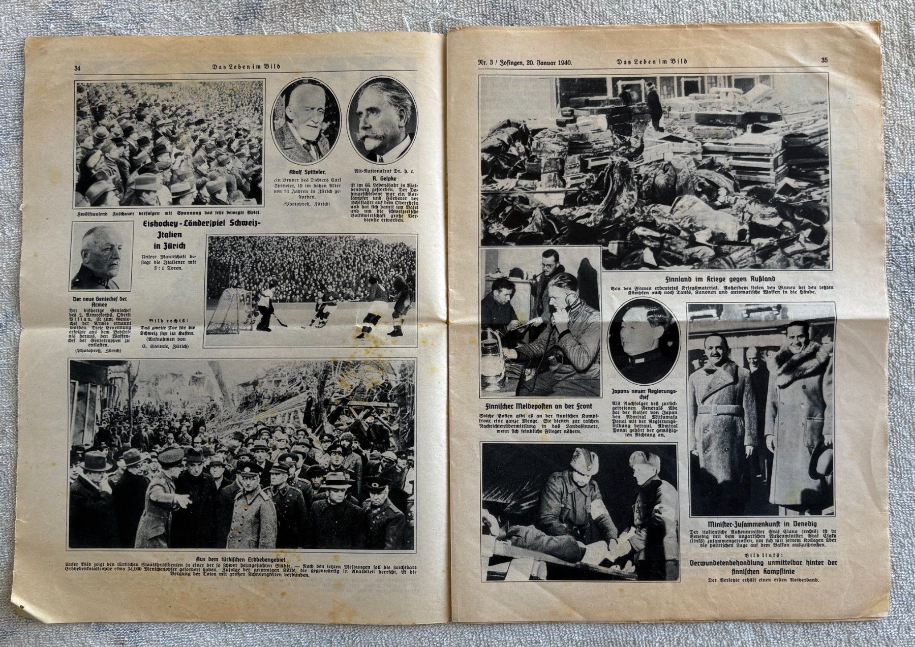 Riviste & Magazine: LEBEN IM BILD 20. JANUAR 1940 – Usato da Ostermundigen venduto da wini63 1