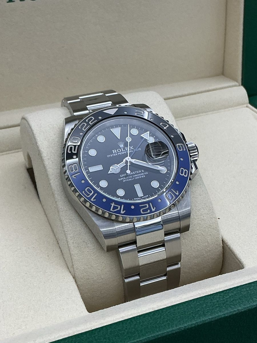Rolex Uhren: Rolex GMT-Master 2 Batman 2018 116710BLNR Full Set – Gebraucht aus Zürich von watchdealer-24 2
