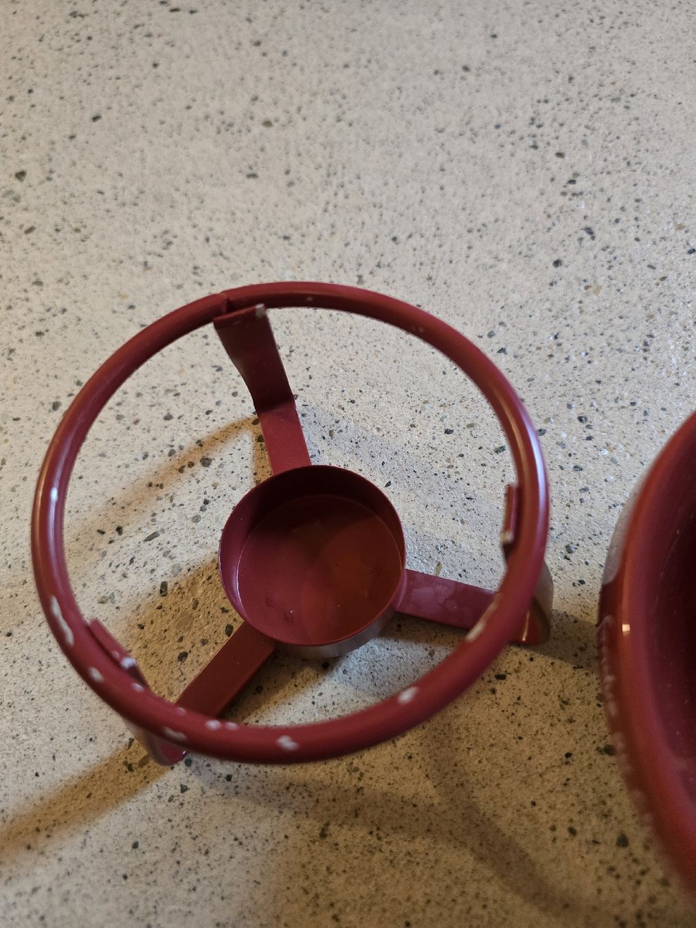 Set di piatti: Fondue Schokoladen Set mit 4 Gabeln rot  – Usato da Niederneunforn venduto da slowdown03 1