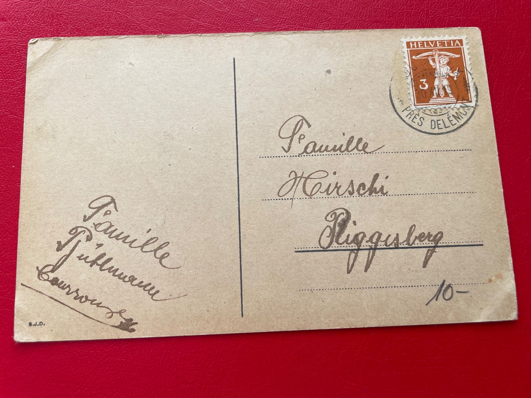 Ansichtskarten: 1919 // Ehre sei Gott in der Höhe! – Gebraucht aus St-Légier-La Chiésaz von Theo005 1
