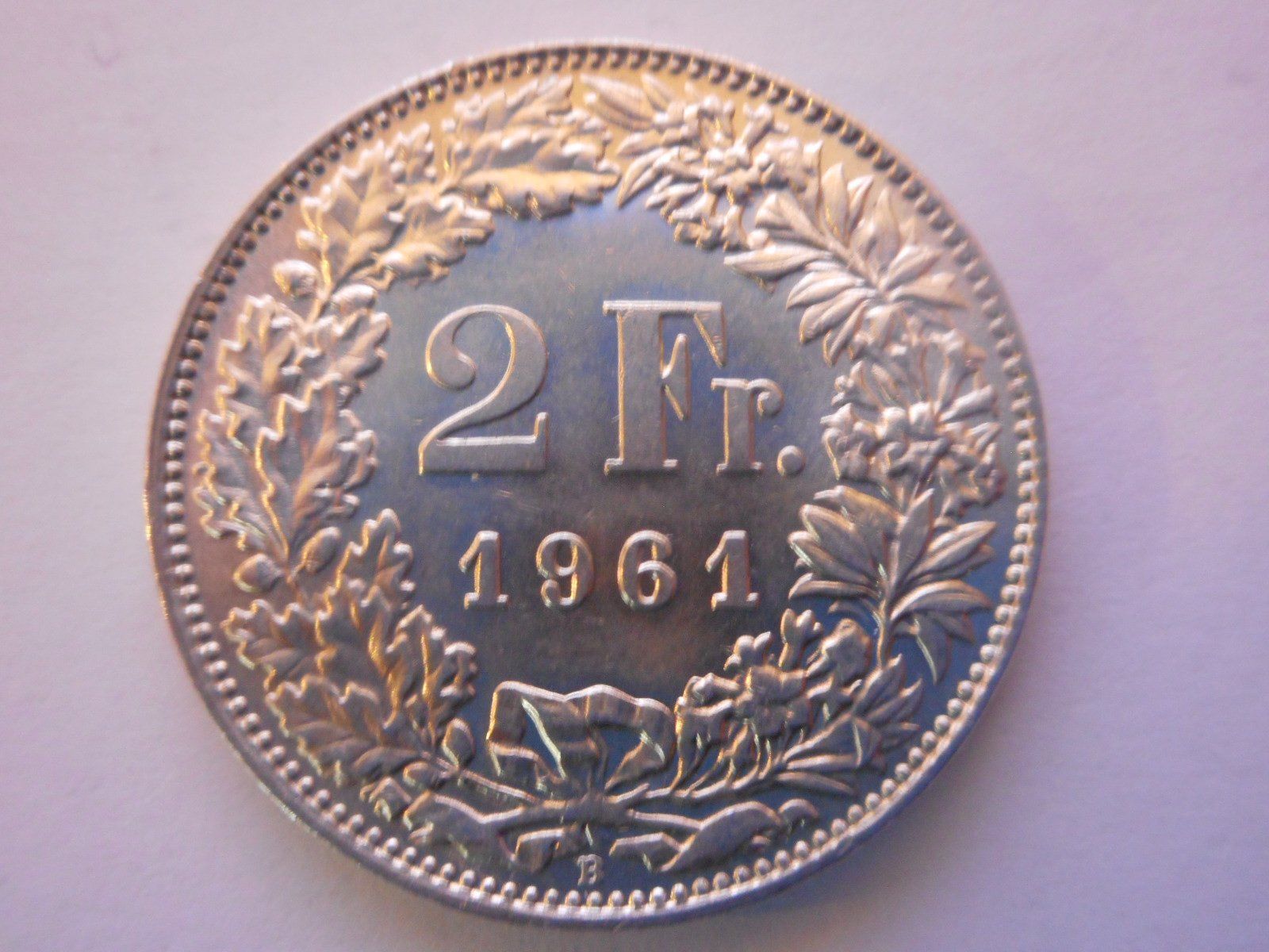 Tutti le monete: 2 Fr. 1961 silber  unz/stgl – Nuovo (secondo la descrizione) da Kriegstetten venduto da pizlad2010