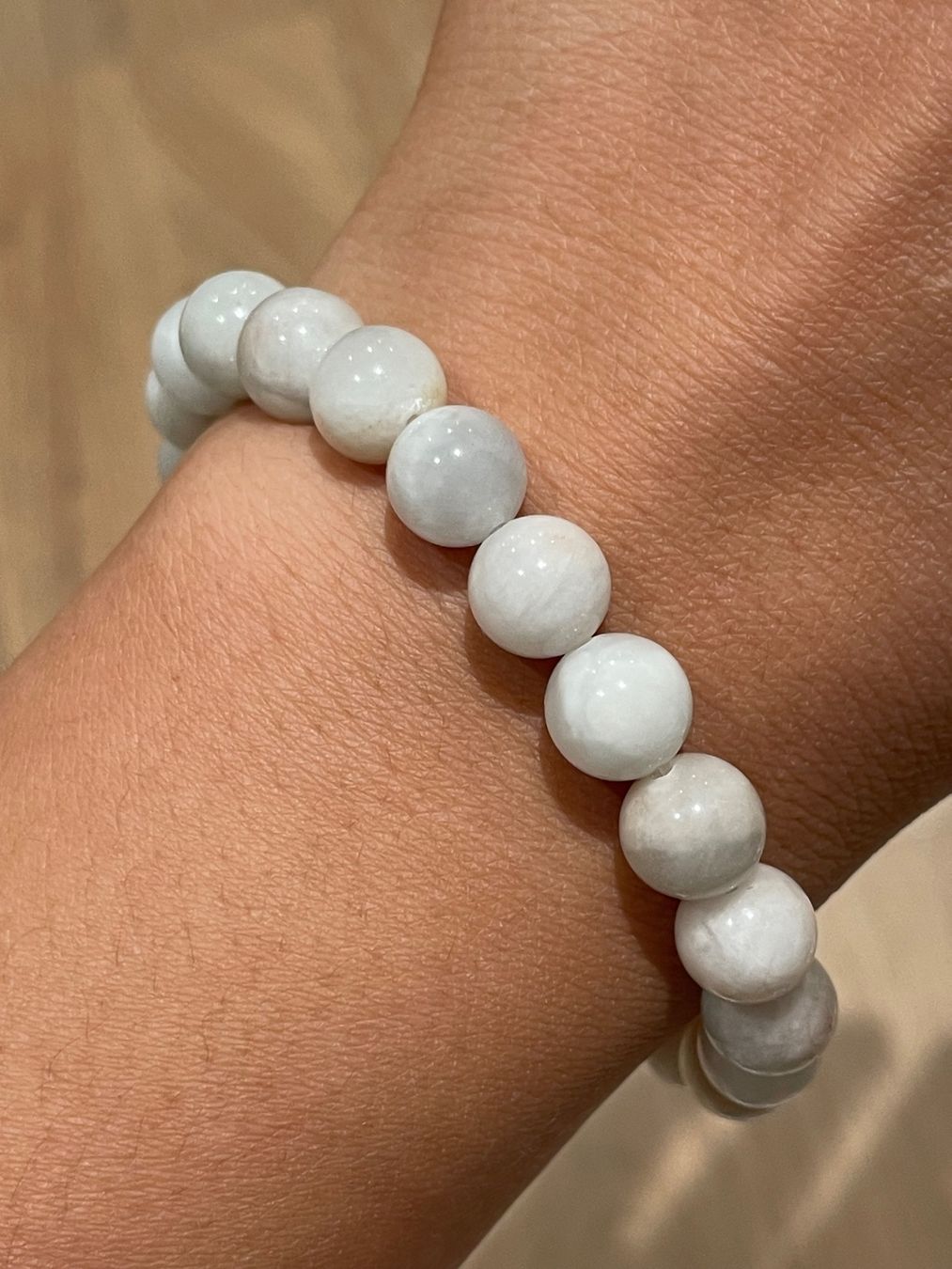 Bracciali & Braccialetti: Aquamarin-Armband 8mm – Nuovo e nell'imballaggio originale da Schiers venduto da sisikristall