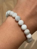 Aquamarin-Armband 8mm