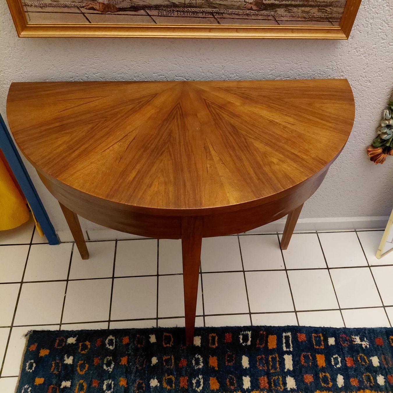 Tische: Halbrunde Holz-Konsole – Gebraucht aus Derendingen von Rider3