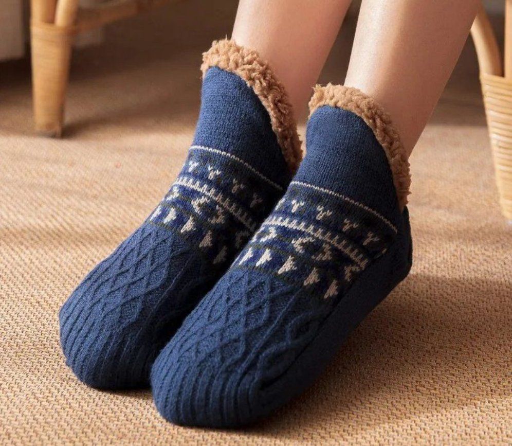 Socken: 3x Superwarme Wintersocken - Chaussette super chaude – Neu und originalverpackt aus Bussigny von NATURALO 3