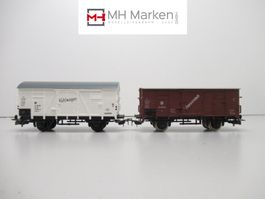 Piko Kühlwagen+Wasserstoffwagen der DR Gleichstrom DC GS H0