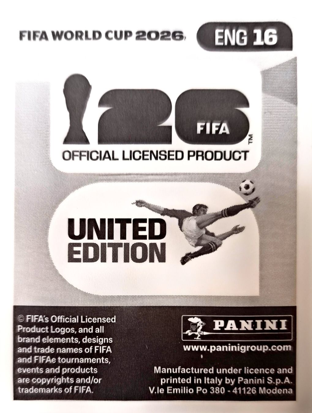 Panini Carte collezionabili: Carte FIFA World Cup 2026 ENG 16 – Usato da Clarens venduto da rim_g98y 1