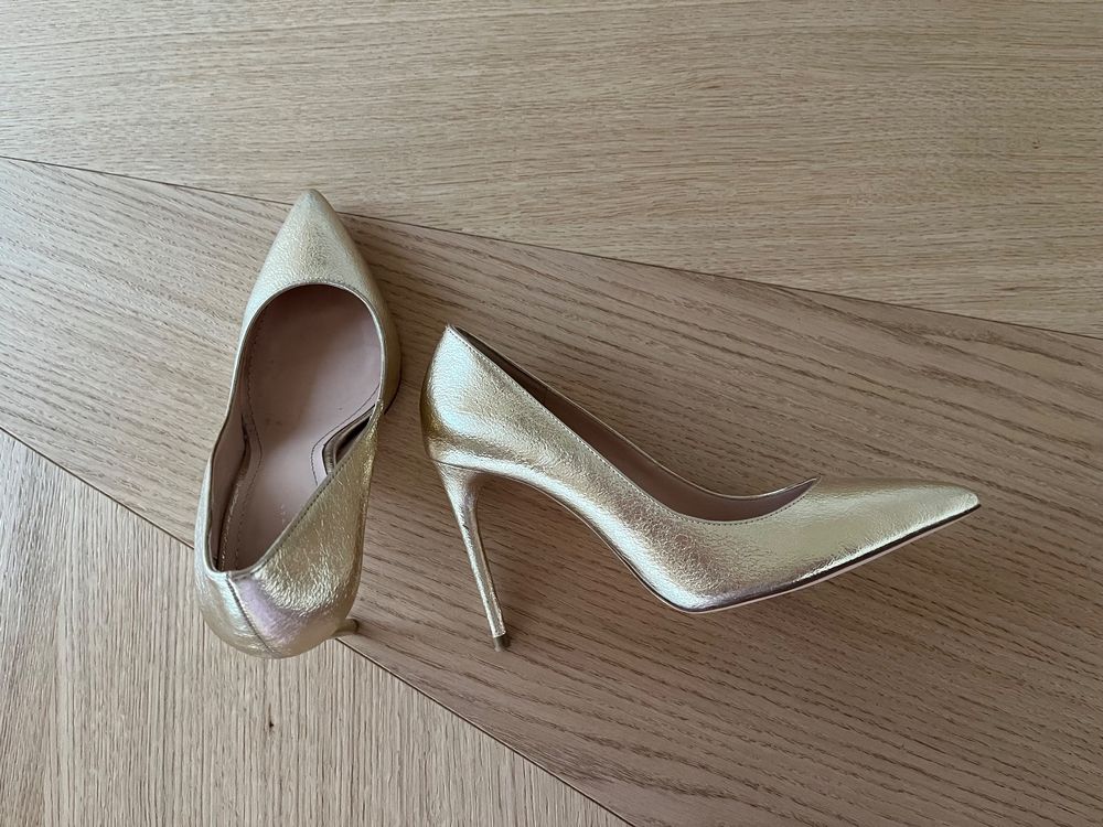 Golden Zara Pumps Kaufen auf Ricardo