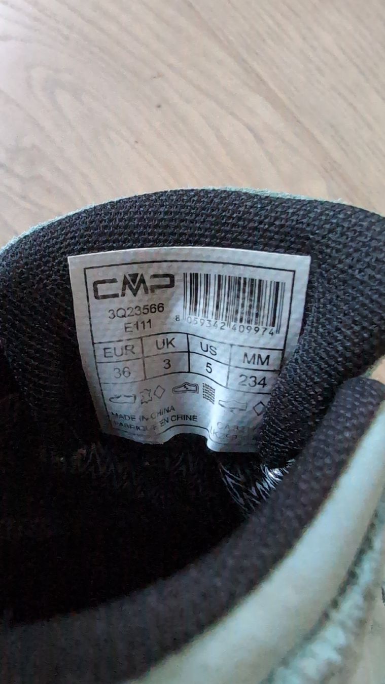 CMP Chaussures filles: CMP Wanderschuhe wasserdicht Grösse 36 türkis – D'occasion à St. Gallen par nortom 6