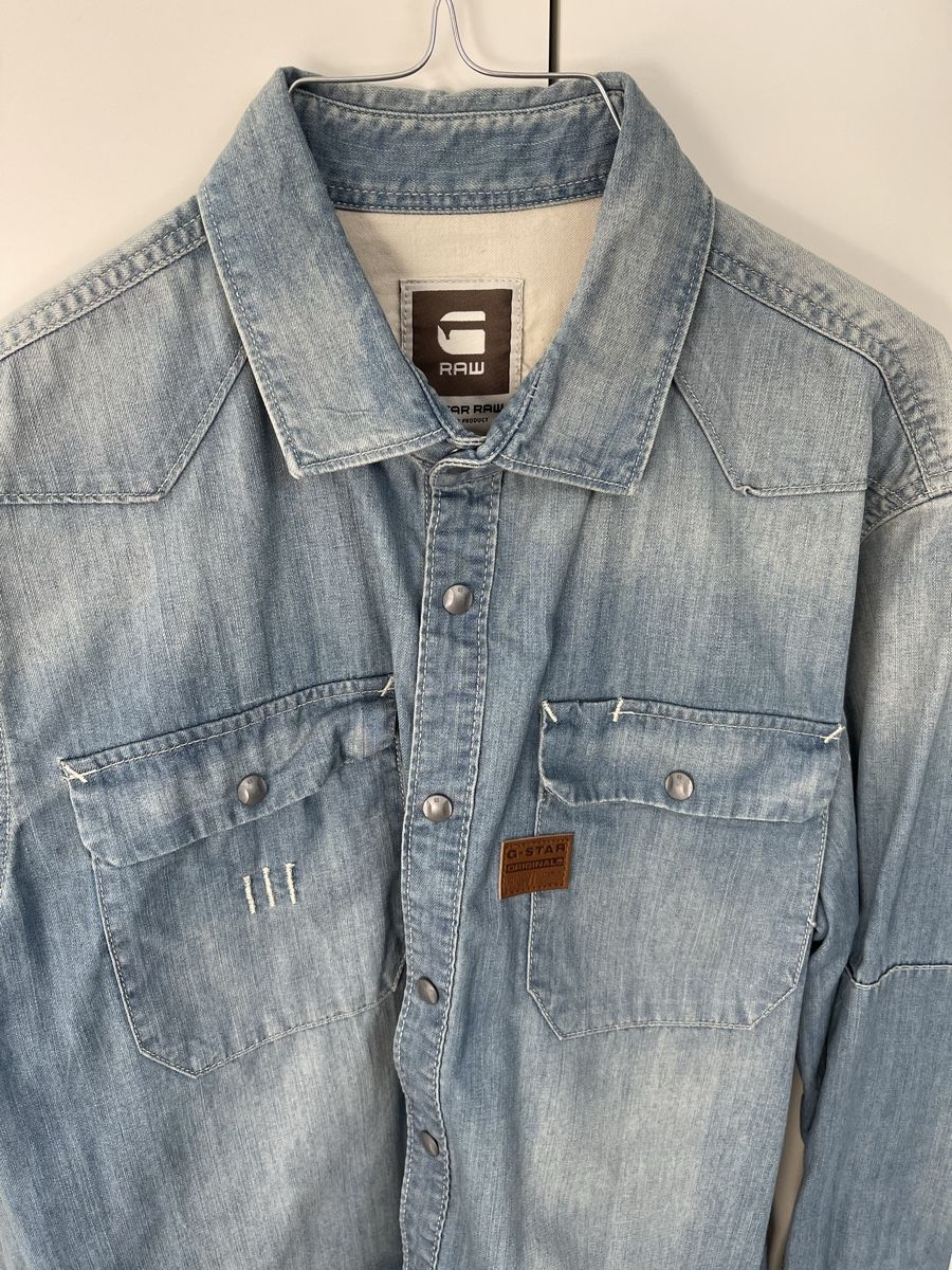 G-Star Camicie: Original G-STAR Jeans Hemd  Grösse XL eher Slim Fit – Nuovo (secondo la descrizione) da Embrach venduto da selfie13 1