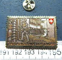 BRIEFMARKEN PIN GEPRÄGT POSTBOOTE BRIEFTRÄGER 1949