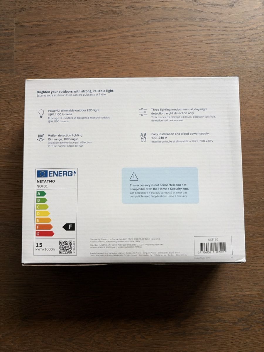 Lampen: Netatmo Aussenflutlicht Original – Neu und originalverpackt aus Frenkendorf von JaTiNiGe 1