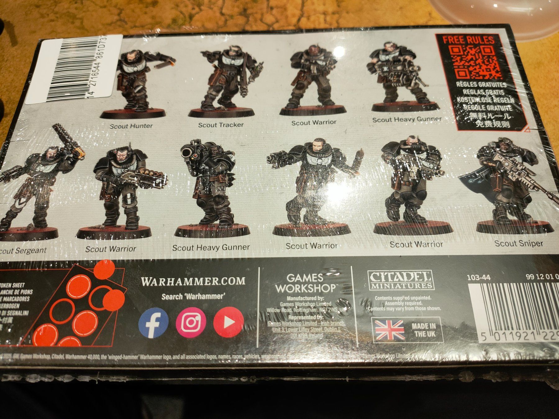 Kit di modellismo & Modellini statici: Kill Team, Space Marines, Scout Squad, Warhammer 40k – Nuovo e nell'imballaggio originale da Baden venduto da Araneus 1