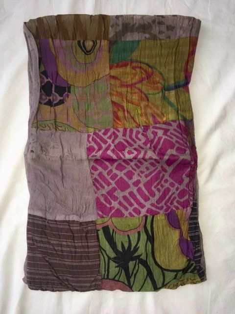 Foulards, Tücher & Schals: INDISCHER PATCHWORK SCHAL - EINZELSTÜCK - NEU – Neu und originalverpackt aus Honau von sainj 1