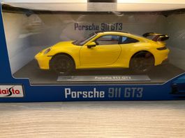 MAISTO PORSCHE 911 GT3 1:18 wie neu 🔝