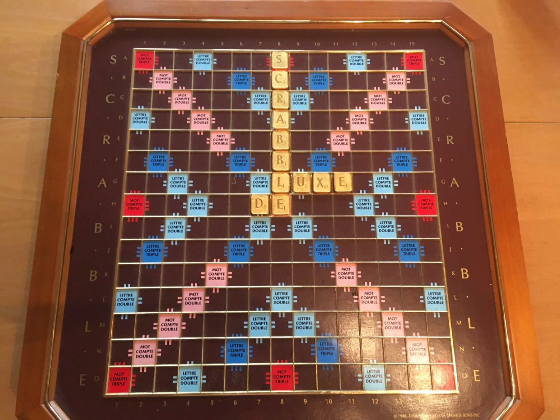 Giochi: Jeu Scrabble de luxe – Usato da Orsières venduto da 2012momo01 3