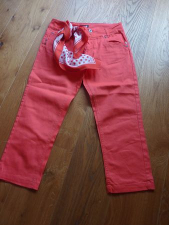 Yendi Sommer Damenhose, Gr. 36/38 Koralle