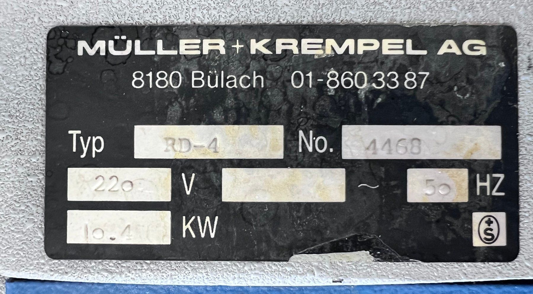Accessori da laboratorio: Vacuubrand RD4 Drehschieber Vakuumpumpe – Usato da Niederdorf venduto da LeptonAG_Labor 7