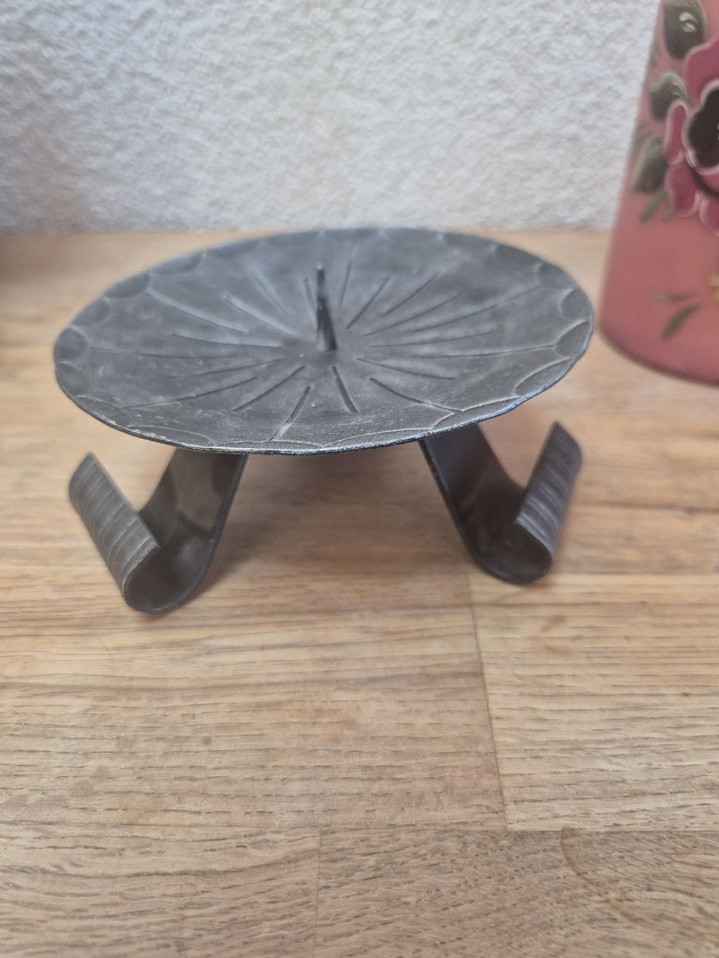 Candele: Kerze mit Bauermalerei altrosa 22cm.hoch – Nuovo (secondo la descrizione) da Heimenschwand venduto da shala13 4
