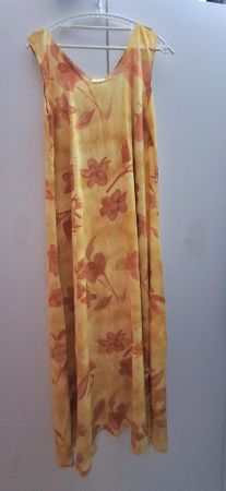 Sommerkleid Lang gemustert Grösse XL guter Zustand