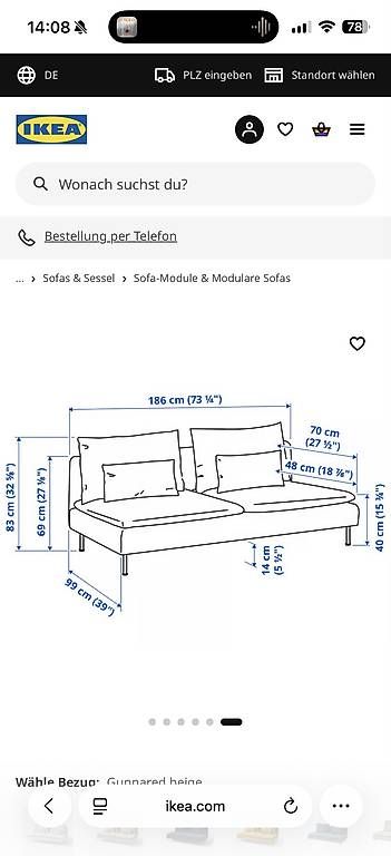 Divani: IKEA SÖDERHAMN 2-Seat Sofa – Usato da Uzwil venduto da tfr_s2dm 3