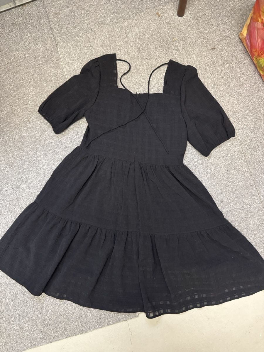 C&A Vestiti & Gonne: schwarzes sommerkleid, grösse 38, clockhouse – Usato da Goldach venduto da Pw1427 1