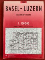 Landkarte BASEL - LUZERN 1:100’000