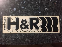H&R Aufkleber ca. 31.5x9.5cm