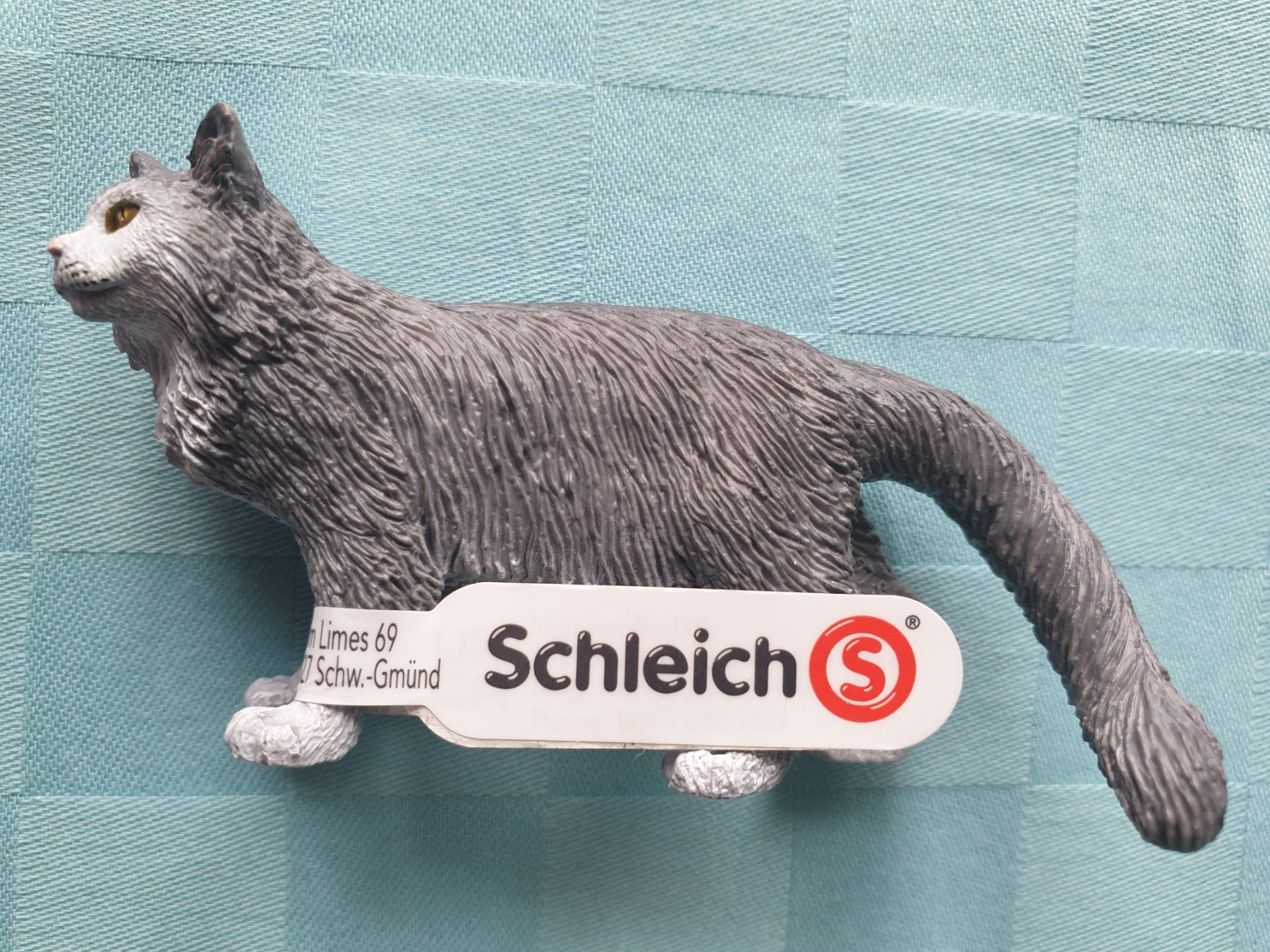 Schleich Statuette: Maine - Coon - Katze Schleich Tier – Usato da Mörschwil venduto da spirspi