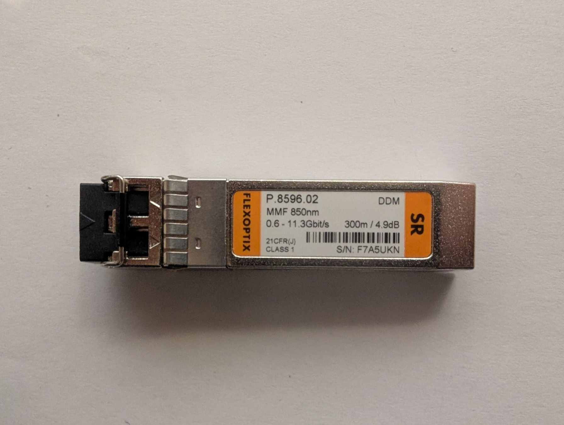 Unità & Adattatore: Flexoptix Transceiver 10Gbps SFP+ SR – Usato da Langenthal venduto da netcamp