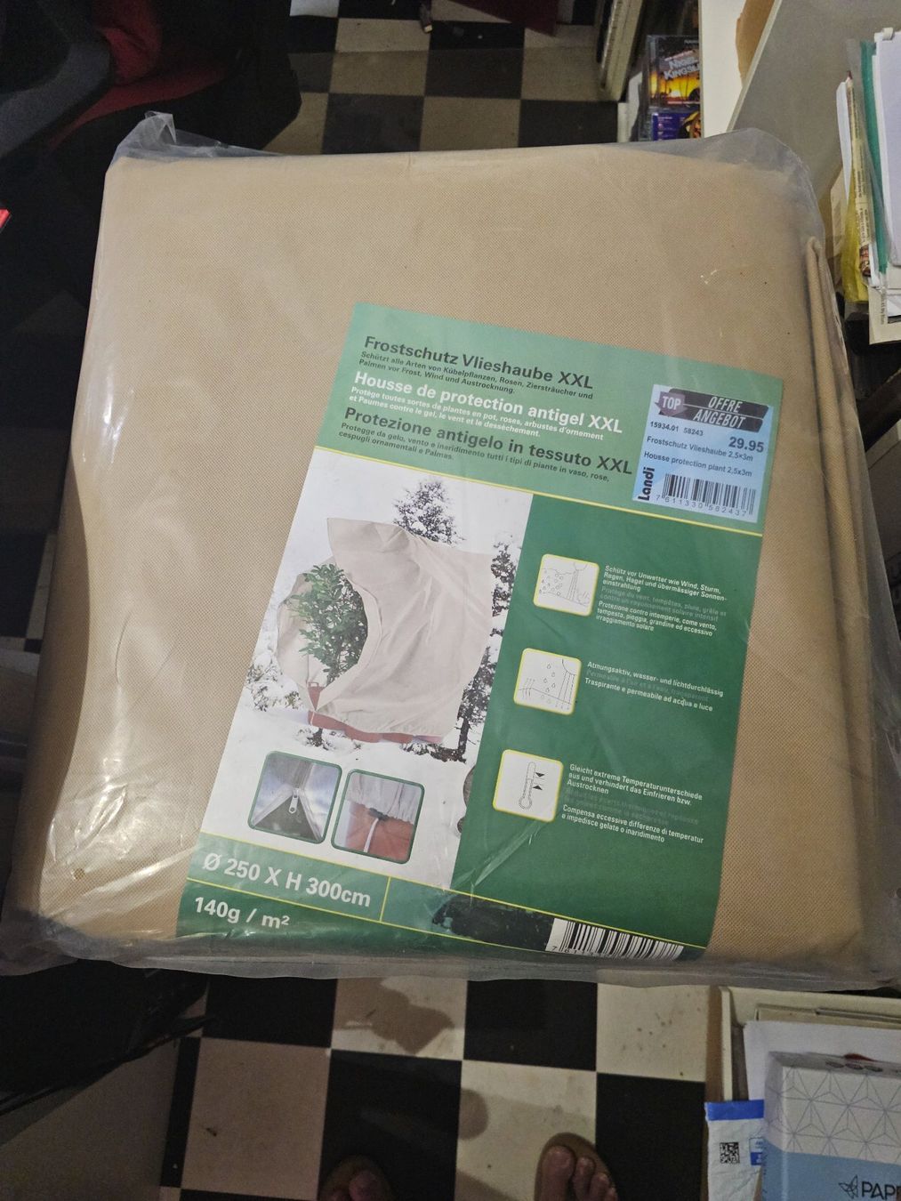 Altro: Frostschutzhaube Vlies XXL – Nuovo e nell'imballaggio originale da Mellikon venduto da Musikgarantie