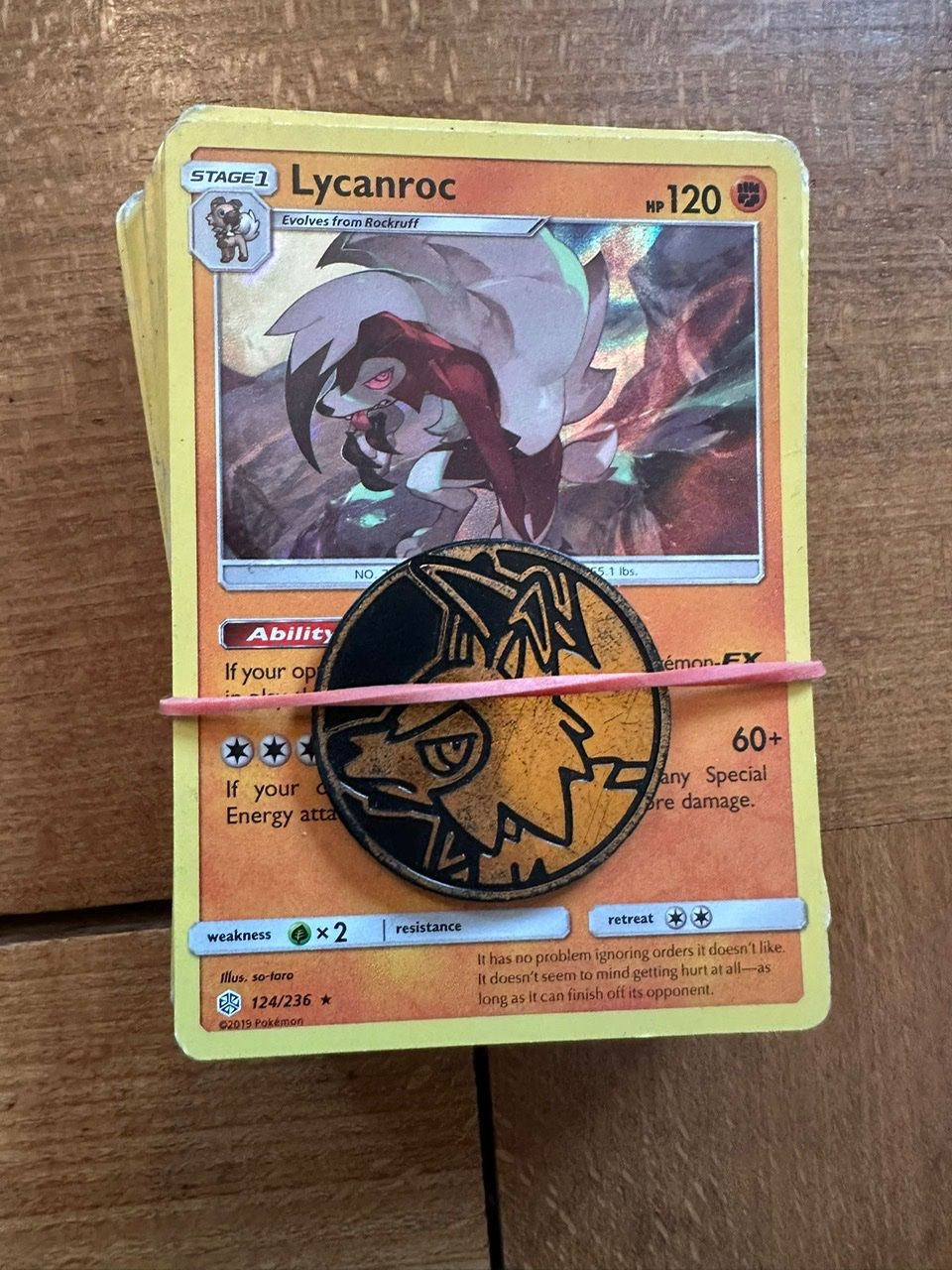 Giochi: Pokemon Deck mit Lycanroc und Münze! – Usato da St.Gallen venduto da Attack