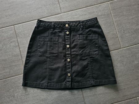 TERRANOVA Jeans Rock Schwarz Gr.M