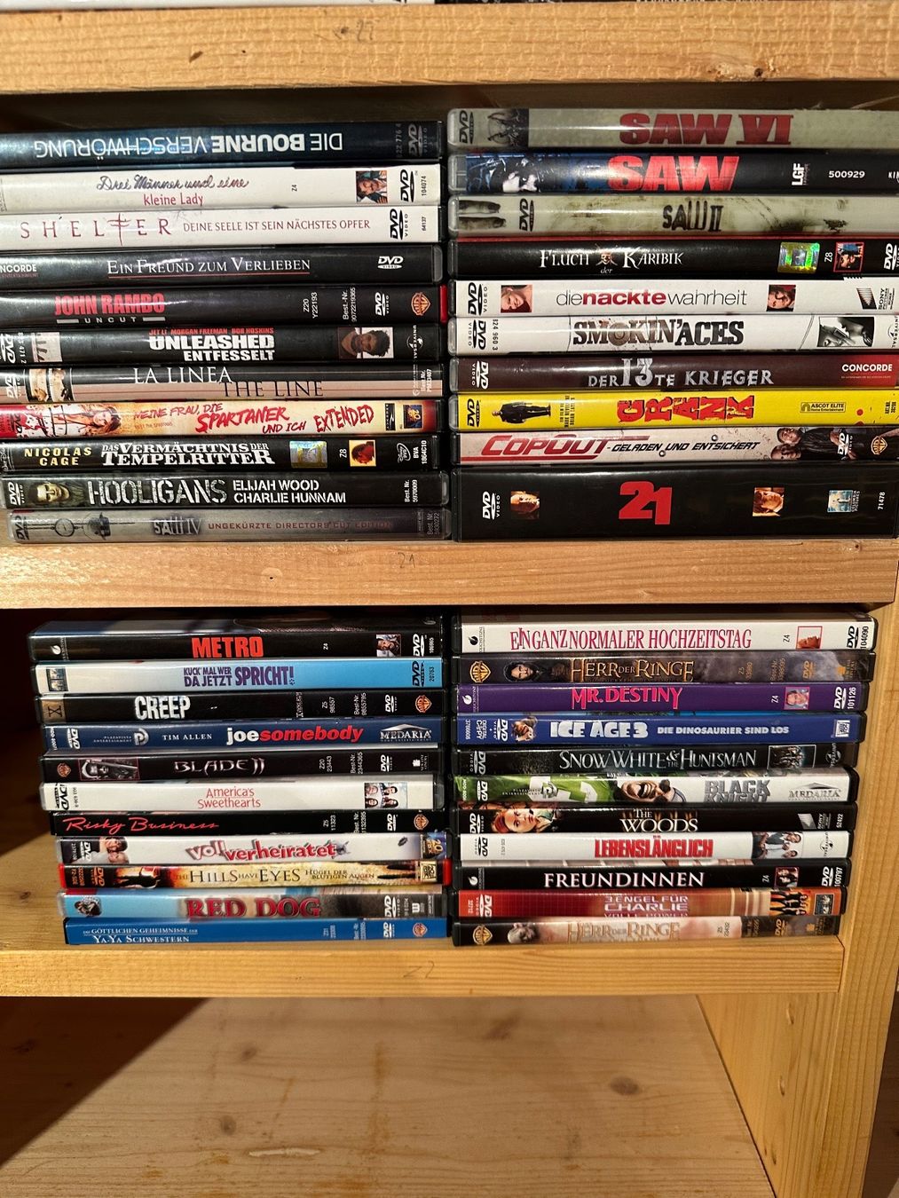 Tutti i DVDs: 170 Filme DVD – Usato da Villmergen venduto da Bezdupe 2