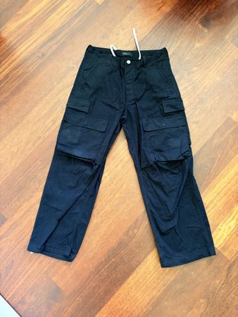 Purple Brand Schwarz Cargo Hosen
