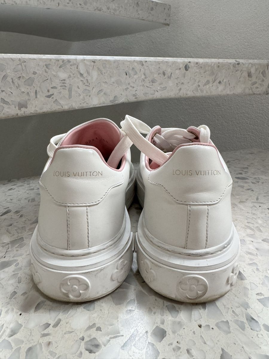 Louis Vuitton Scarpe da donna: Louis Vuitton Sneakers White Pink – Usato da Bevaix venduto da Charlene18 5