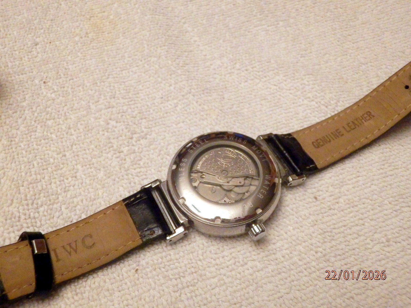 IWC Orologi: IWC Mark XV, Automatic, Datum, Glasboden, Tachimeter, 41mm – Usato da Ueberstorf venduto da dinbau 5