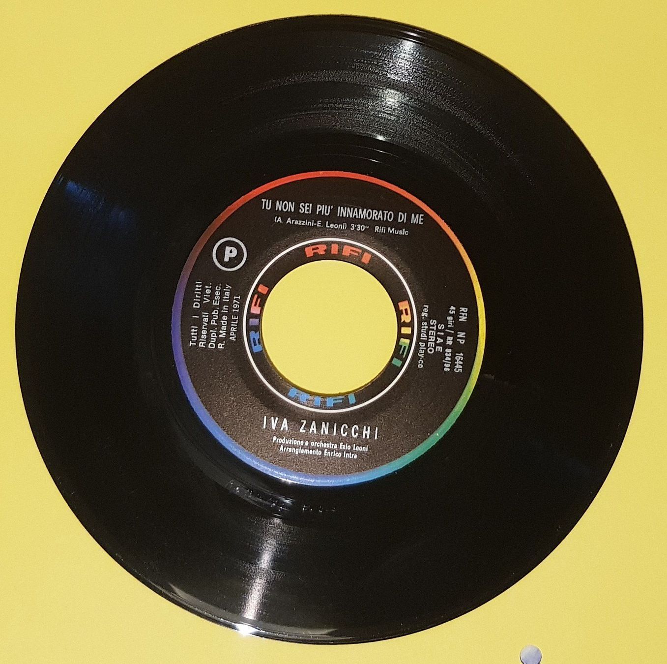 Dischi in vinile: Zanicchi Iva - Single von 1971 – Usato da Zürich venduto da Avd 2