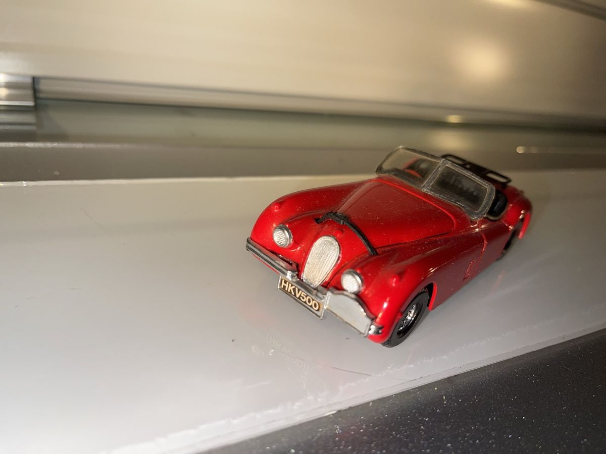 Corgi Toys Modellini d'auto: Roter Corgi Jaguar XK 120 Roadster Oldtimer Modellauto – Nuovo (secondo la descrizione) da Siebnen venduto da speedy63 1