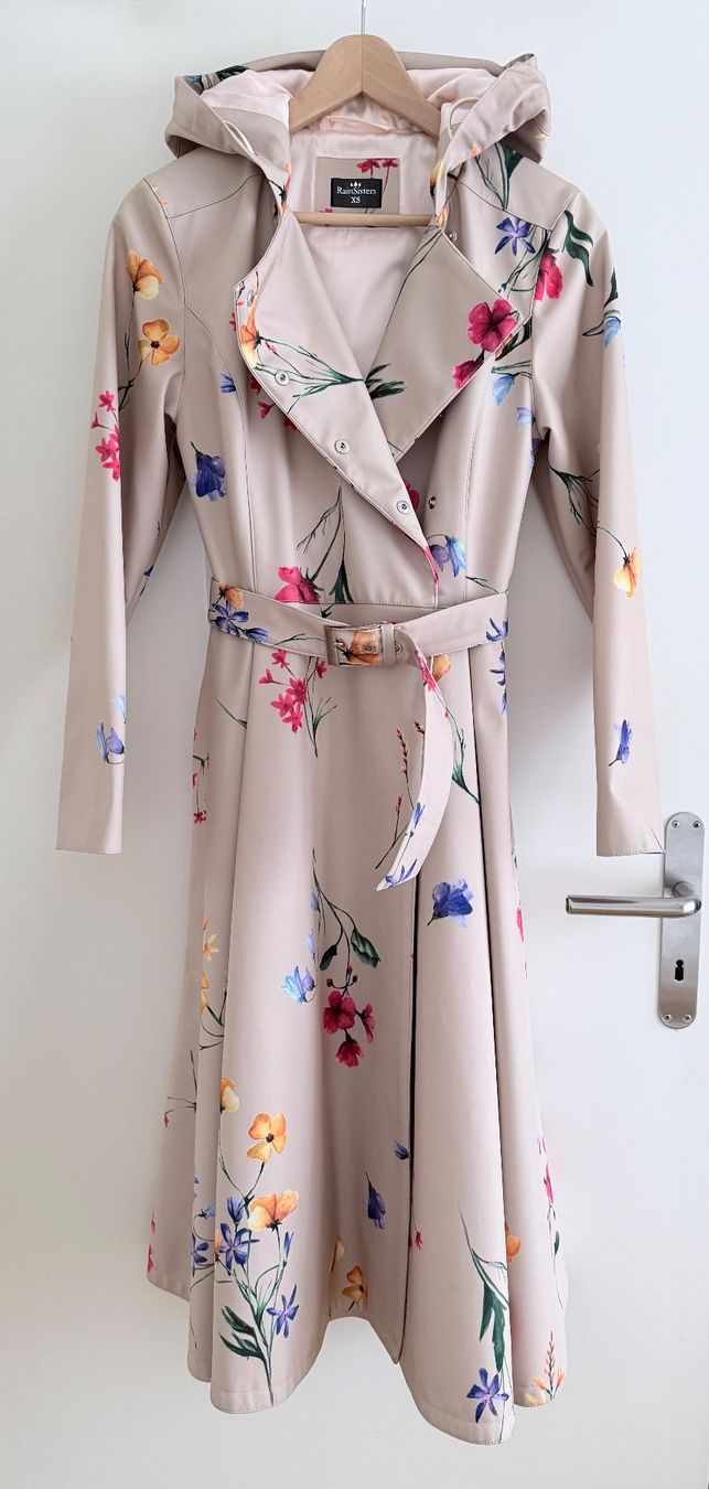 Rains Cappotti: RainSisters Regenmantel - Spring Bloom XS – Usato da Baden venduto da JellyMonster 4