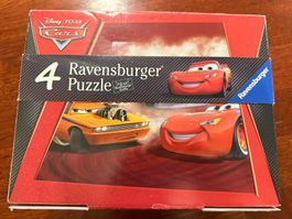 Cars Puzzle Set - 4 Ravensburger Puzzles - Neuwertig!