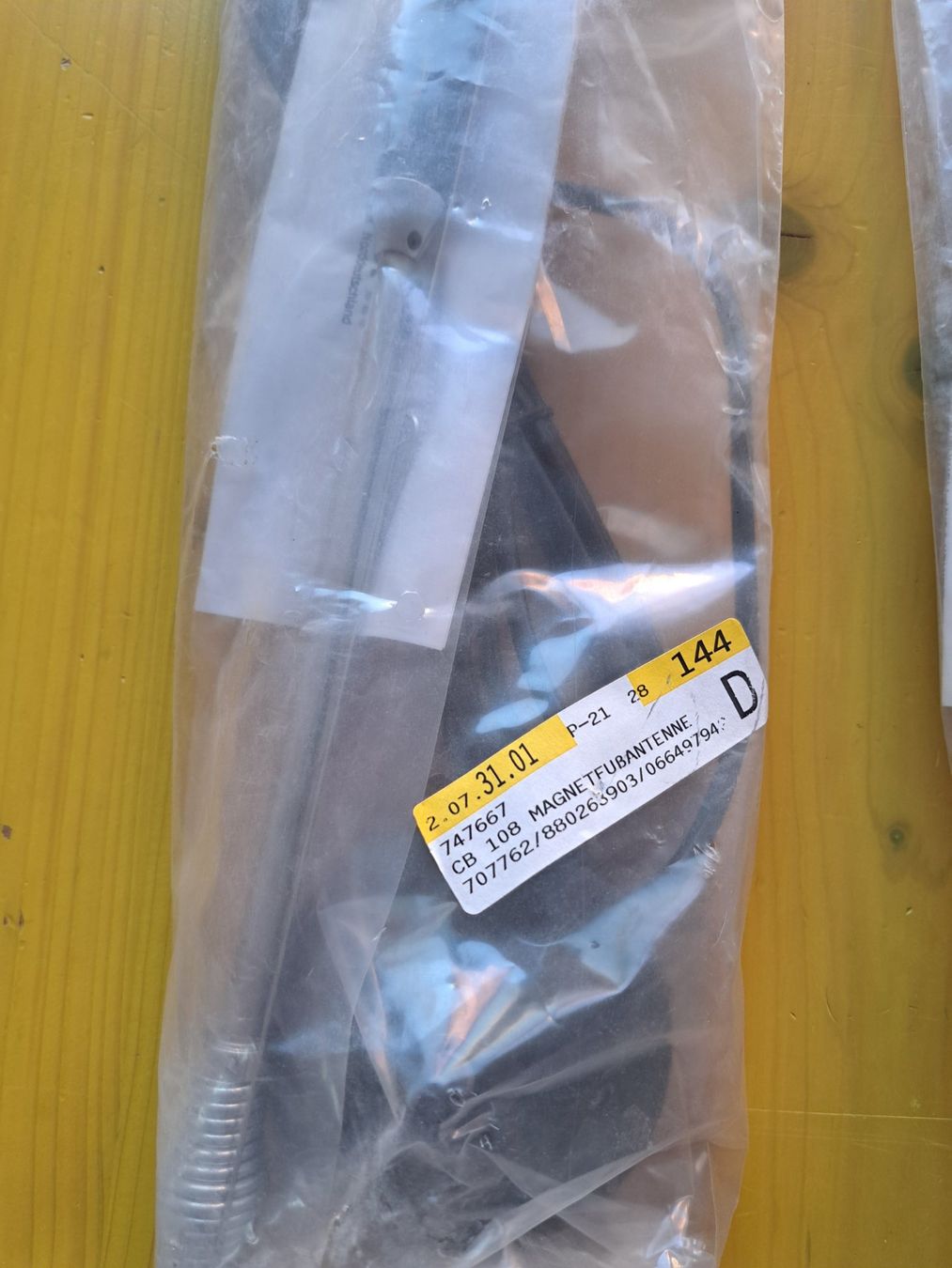 Radiocomunicazione: CB Magnetantennen, Magnetfussantennen – Nuovo e nell'imballaggio originale da Basel venduto da Selaseth 1