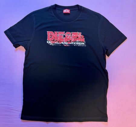 T-shirt Diesel Noir - Taille XL - Comme neuf