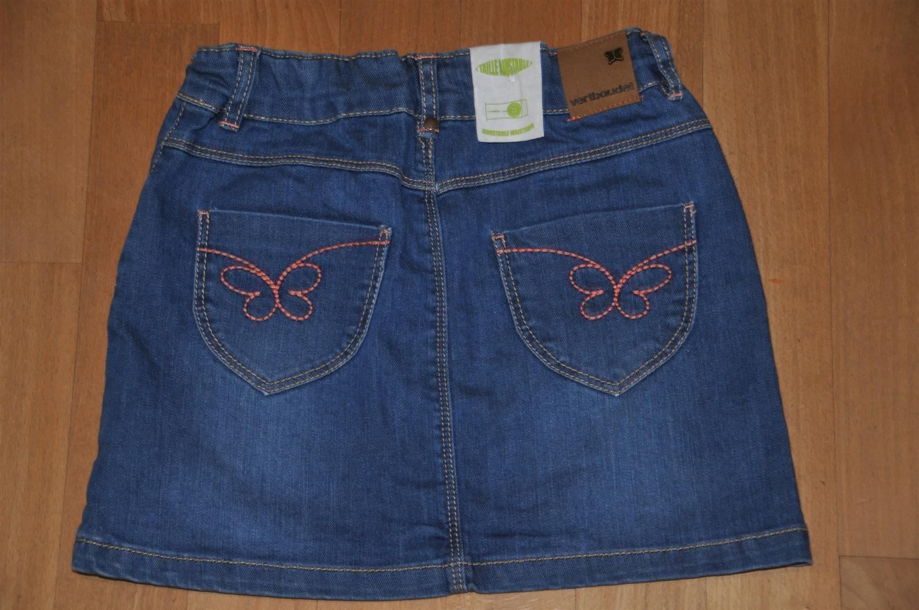 Vestiti & Gonne: Vertbaudet Jeans Jupe, Gr. 126, NEU – Nuovo e nell'imballaggio originale da Winterthur venduto da Schwestere 2