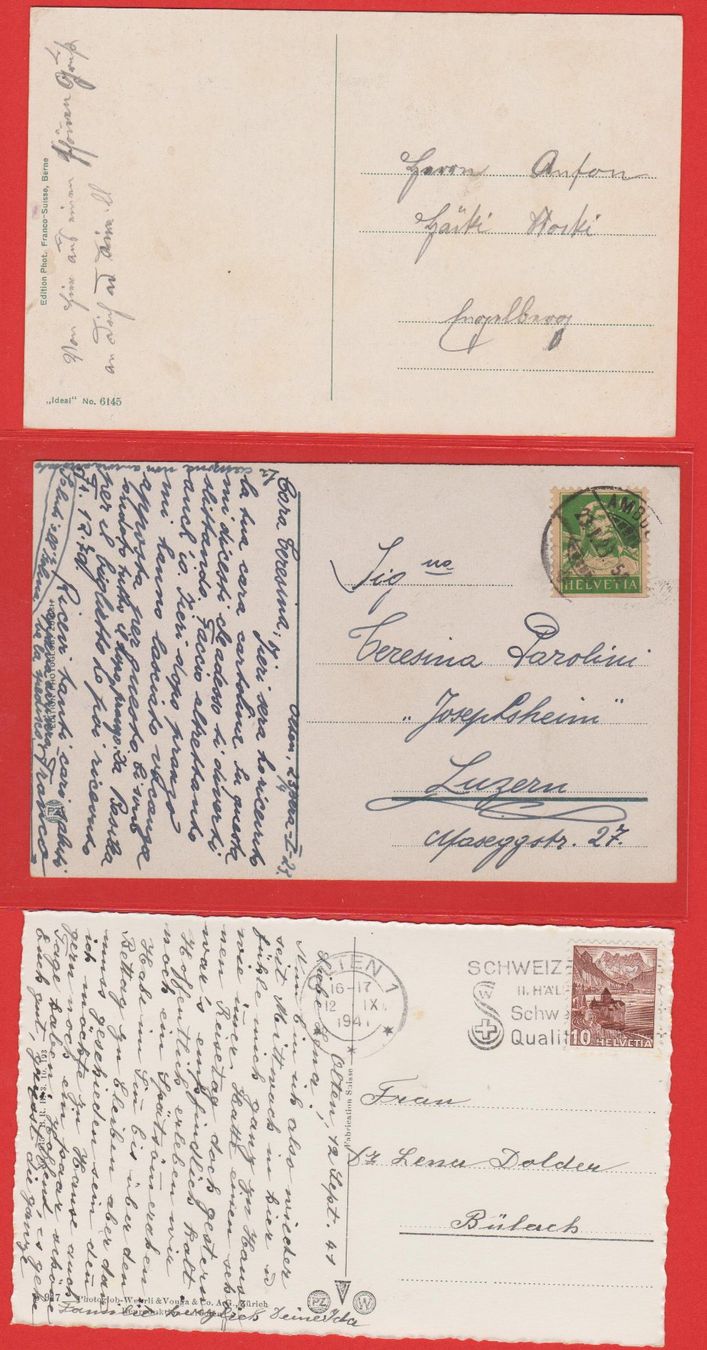 Cartes postales: Olten   -   3 versch. alte Ansichtkarten – D'occasion à Vitznau par Ropaku 1