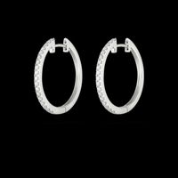 Skinny Diamonds Ohrringe Weissgold von Kurz