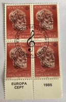 4 er Block Nr.715 mit Vollstempel Geneve
