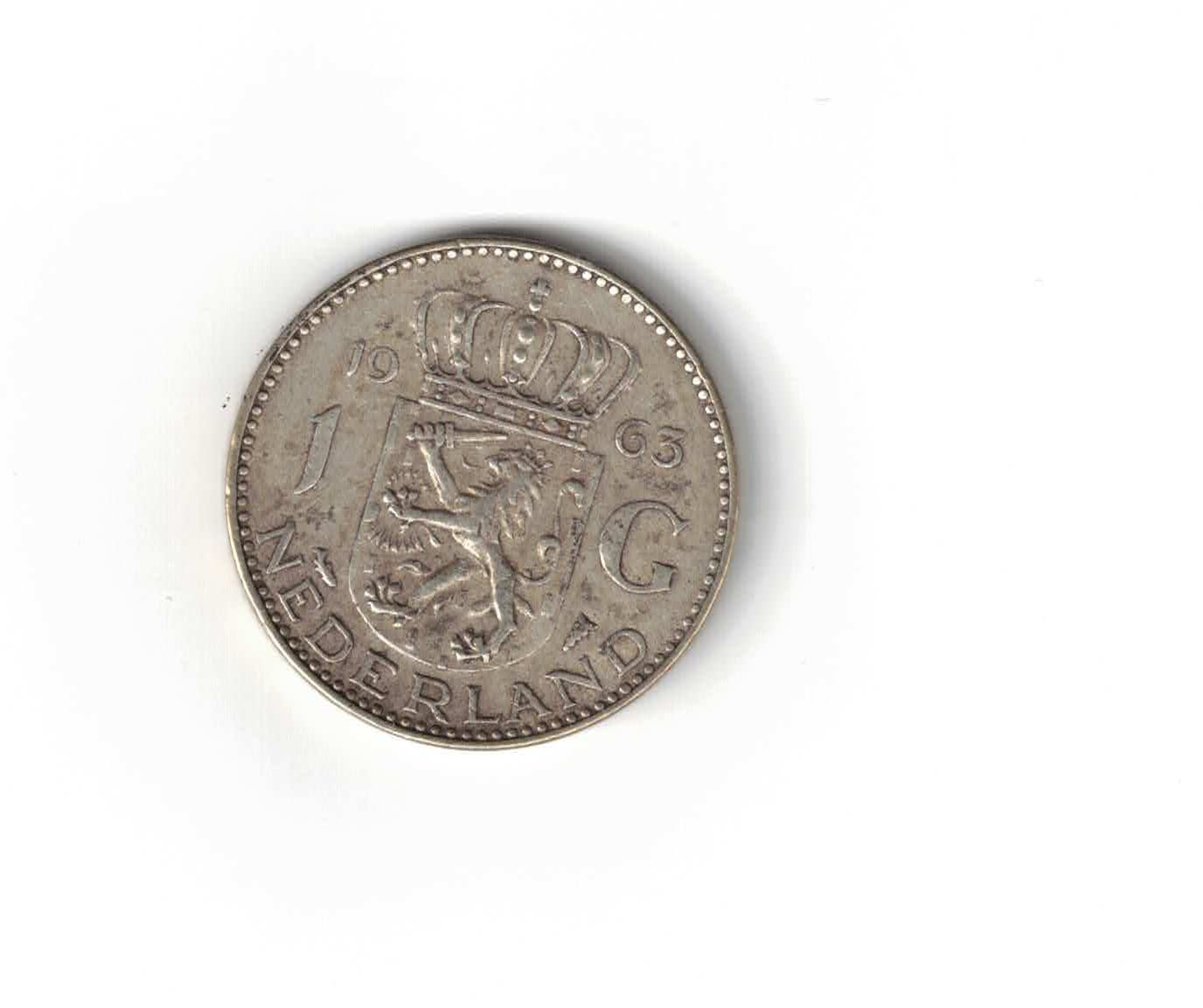 Tutti le monete: Holland 1 Gulden 1963 Silber – Usato da Bottmingen venduto da Golferin 1